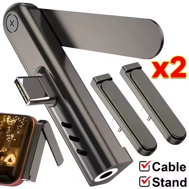Type 2 Charger - 2/1 buah Adaptor Portabel USB-C ke