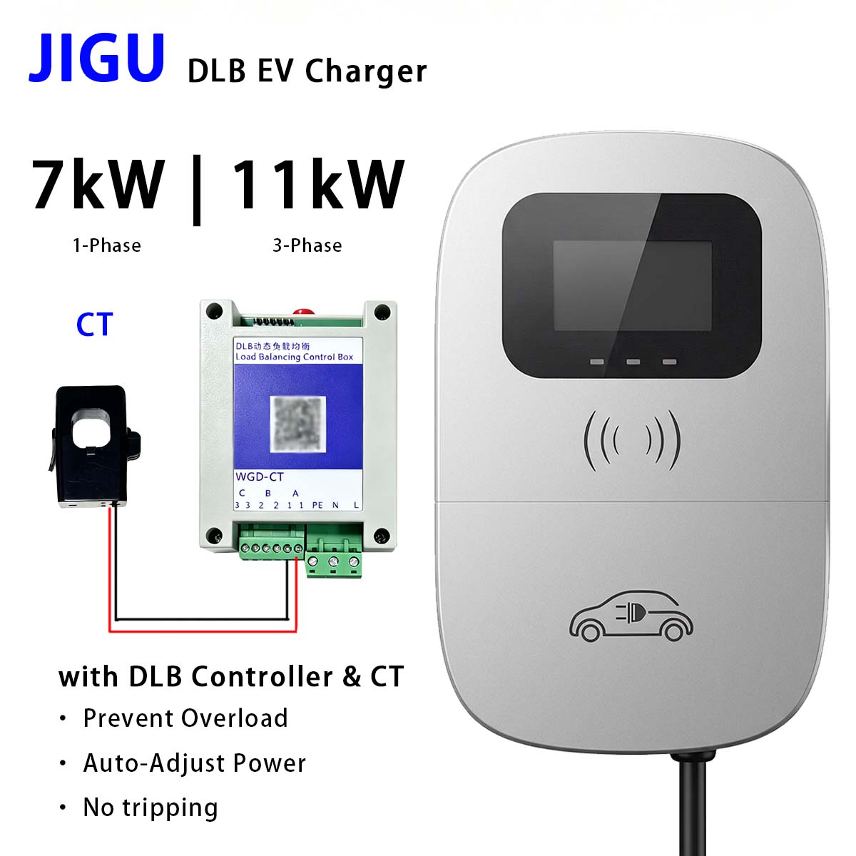 Wallbox Ev - Pengisi Daya EV JIGU dengan Sistem
