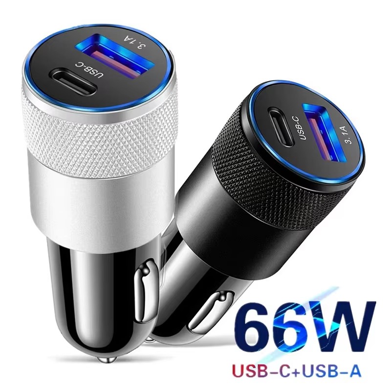 Fast Ev Charger - Pengisi Daya Mobil USB 66W Tipe