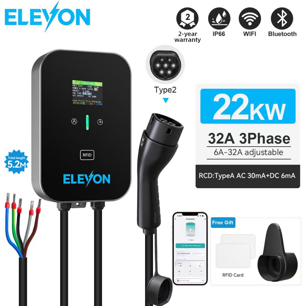 Wallbox Ev - Stasiun Pengisian Daya EV ELEVON 22KW