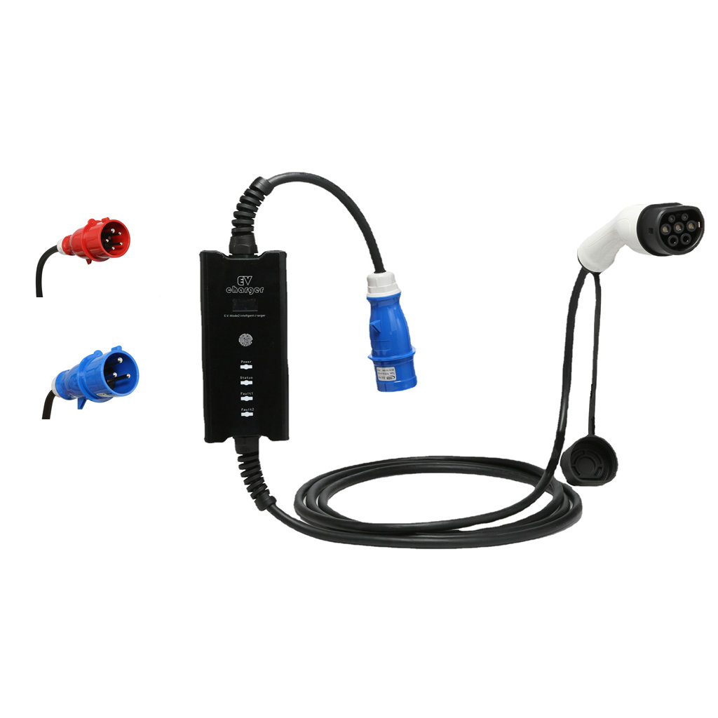 Pengisi Daya Mobil Listrik yan - Portable Ev Charger 32A Type 2 Cee Plug ulasan dan harga