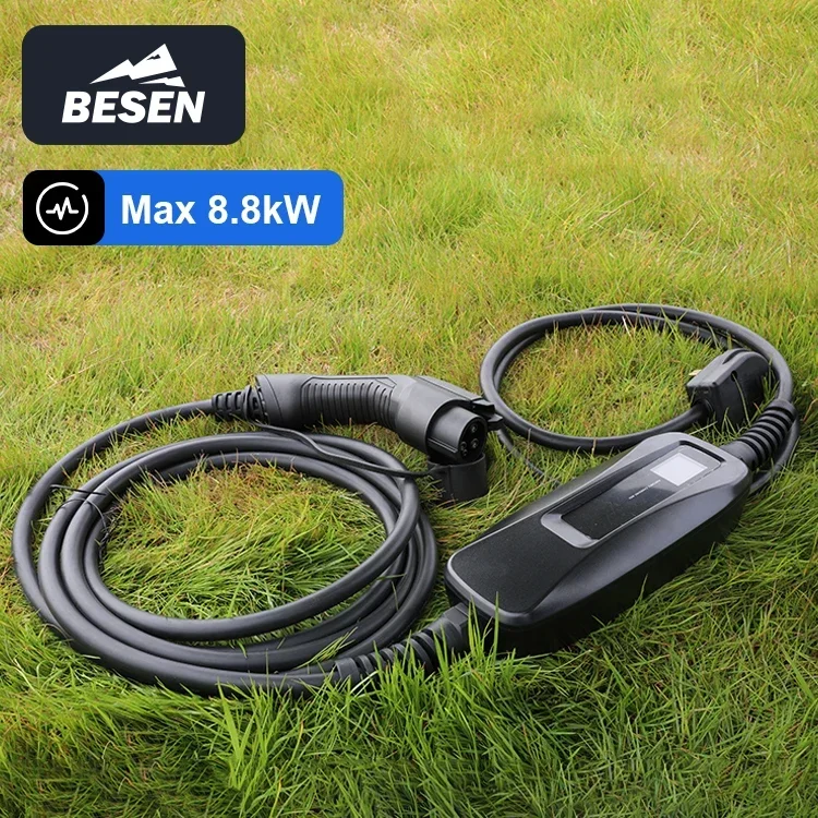 BESEN 8.8kW Pengisi Daya EV Po - Portable Ev Charger ulasan dan harga