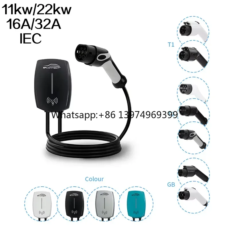 11kw 22kw 16A 32A IEC Wallbox, - Wallbox Ev ulasan dan harga