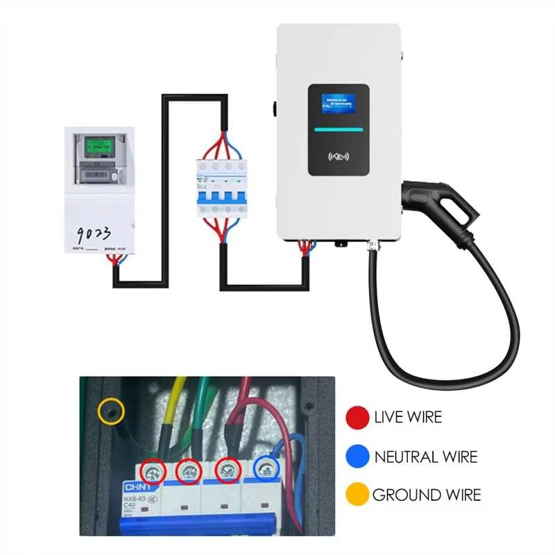 RSCHG 20kw CCS1 IP54 Pengisi D - Fast Ev Charger ulasan dan harga