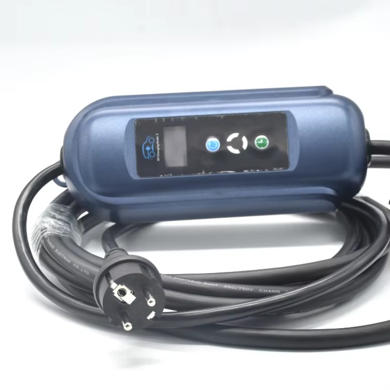 Kotak Kontrol Biru Kendaraan L - Portable Ev Charger ulasan dan harga