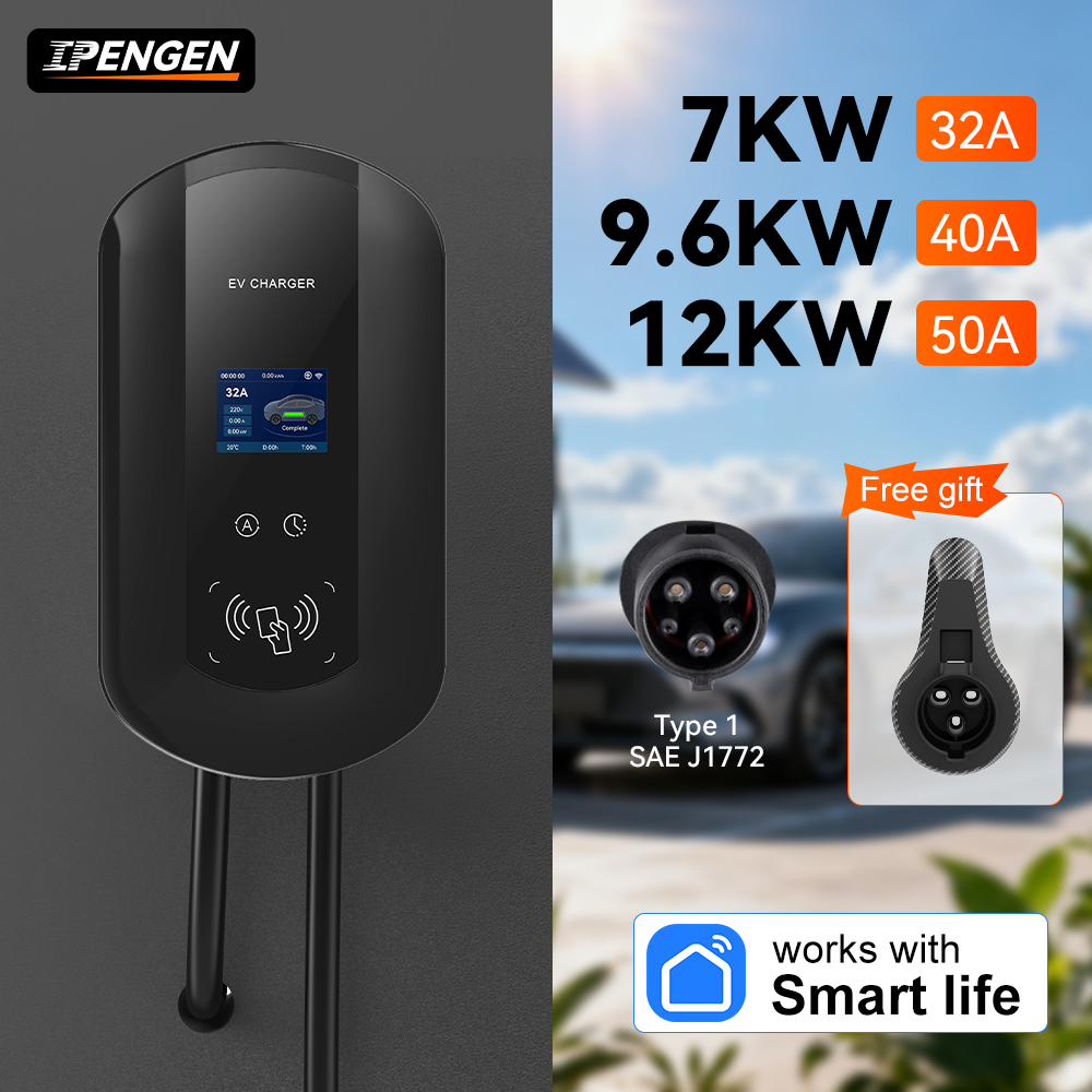 IPENGEN 32A/40A/50A Stasiun Pe - Ev Charging Cable ulasan dan harga